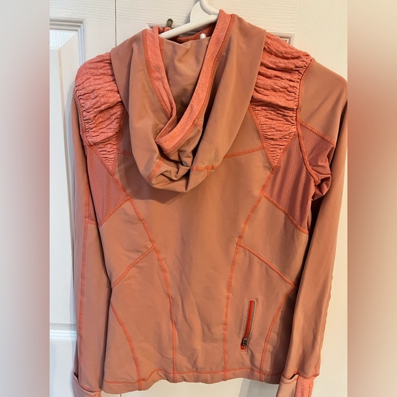 lululemon alpine pullover half zip in persimmon size 6/8 - Picture 7 of 13